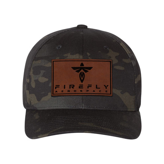 Firefly Leather Patch Flexfit Cap