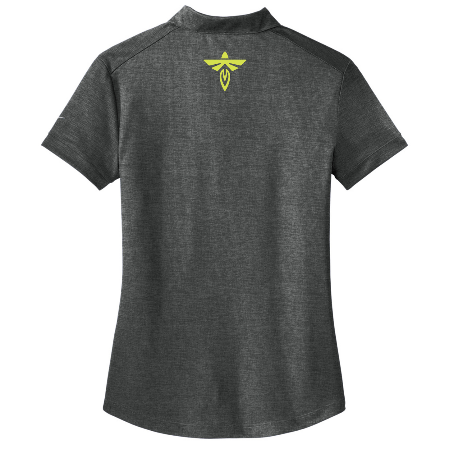 (Employees) Women's Nike Dri FIT Crosshatch Polos-Anthracite Black