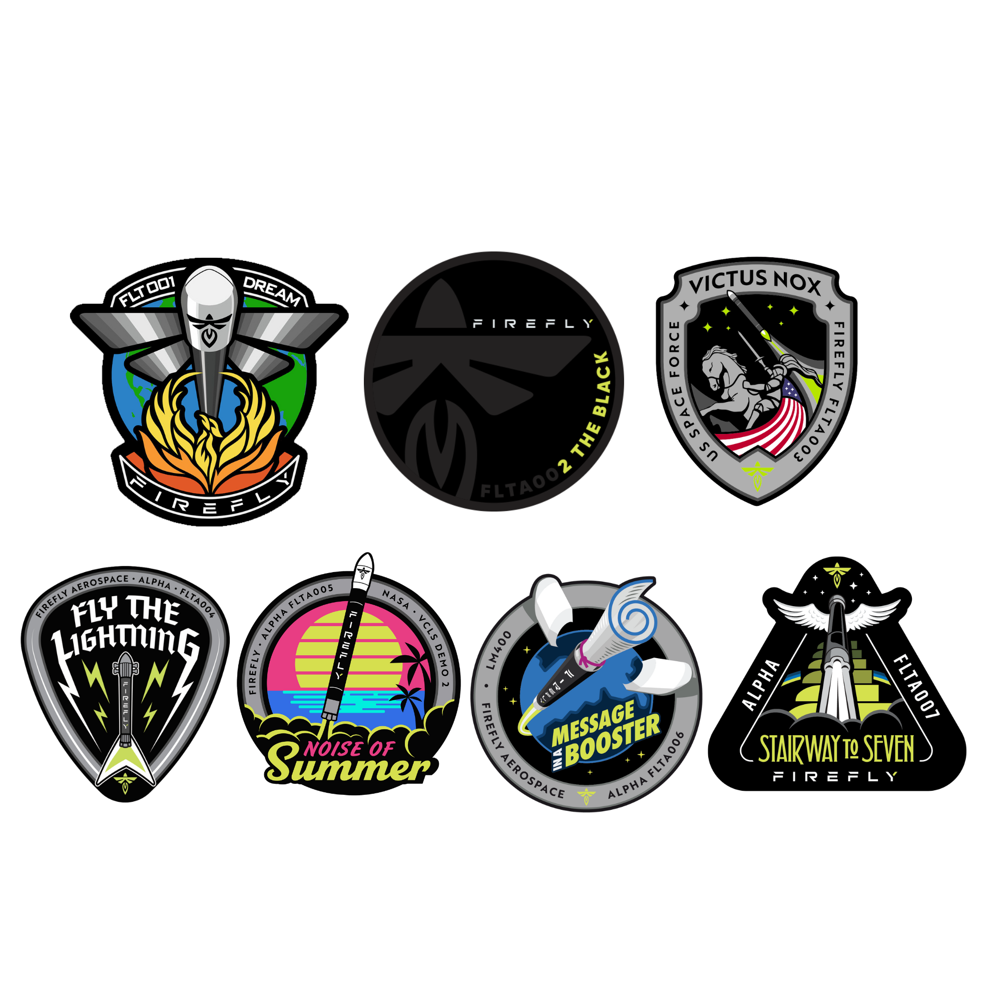 Alpha Embroidered Mission Patch Collection – Firefly Official