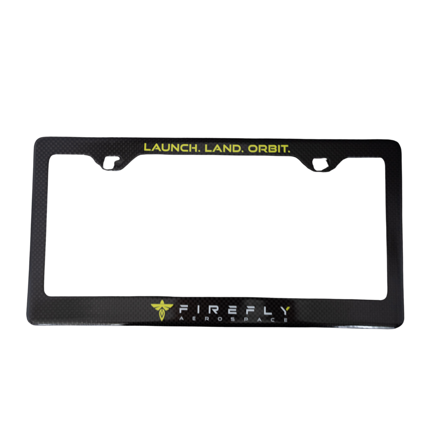 Firefly Carbon Fiber License Plate Set