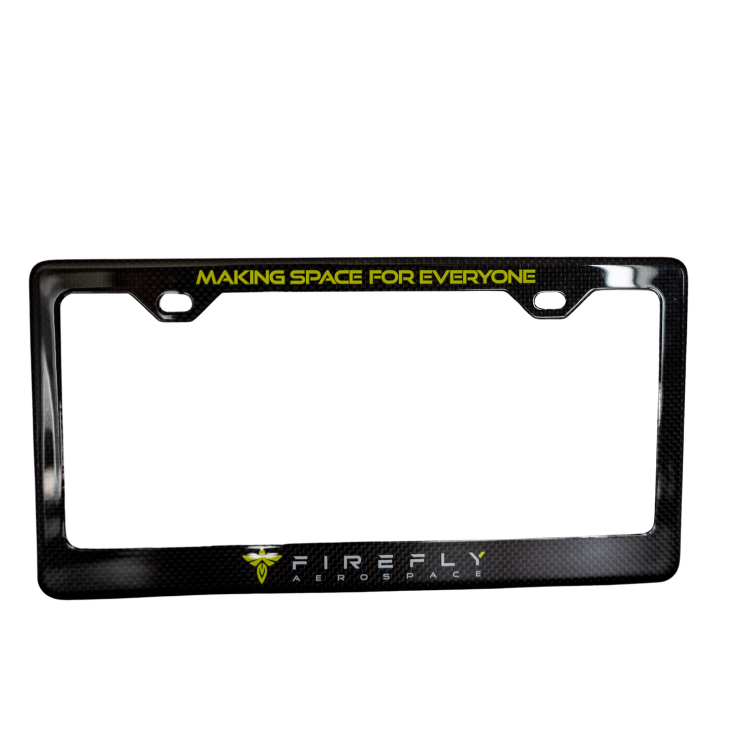 Firefly Carbon Fiber License Plate Set