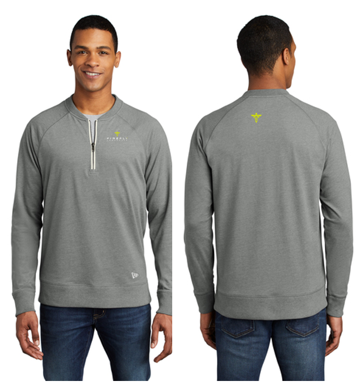 PRE-ORDER New Era ® Sueded Cotton Blend 1/4-Zip Pullover