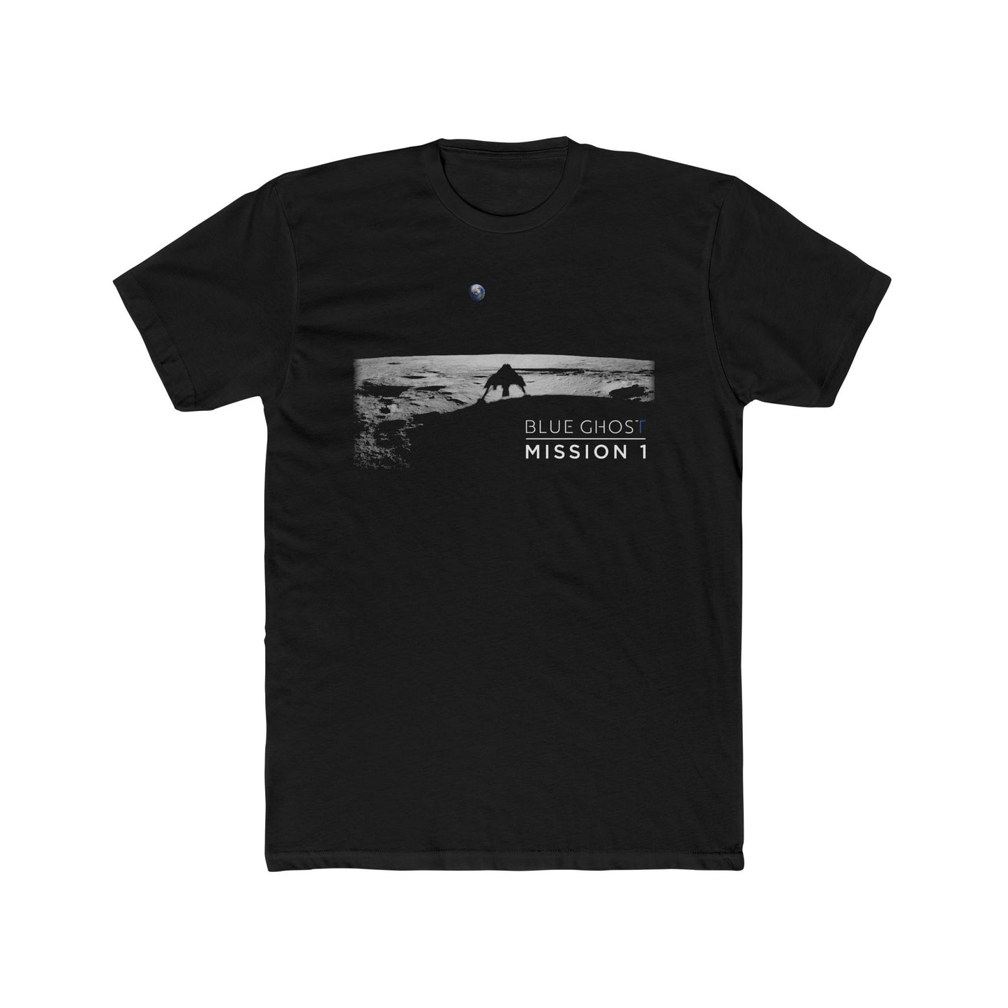 Blue Ghost Moon Landing T-Shirt