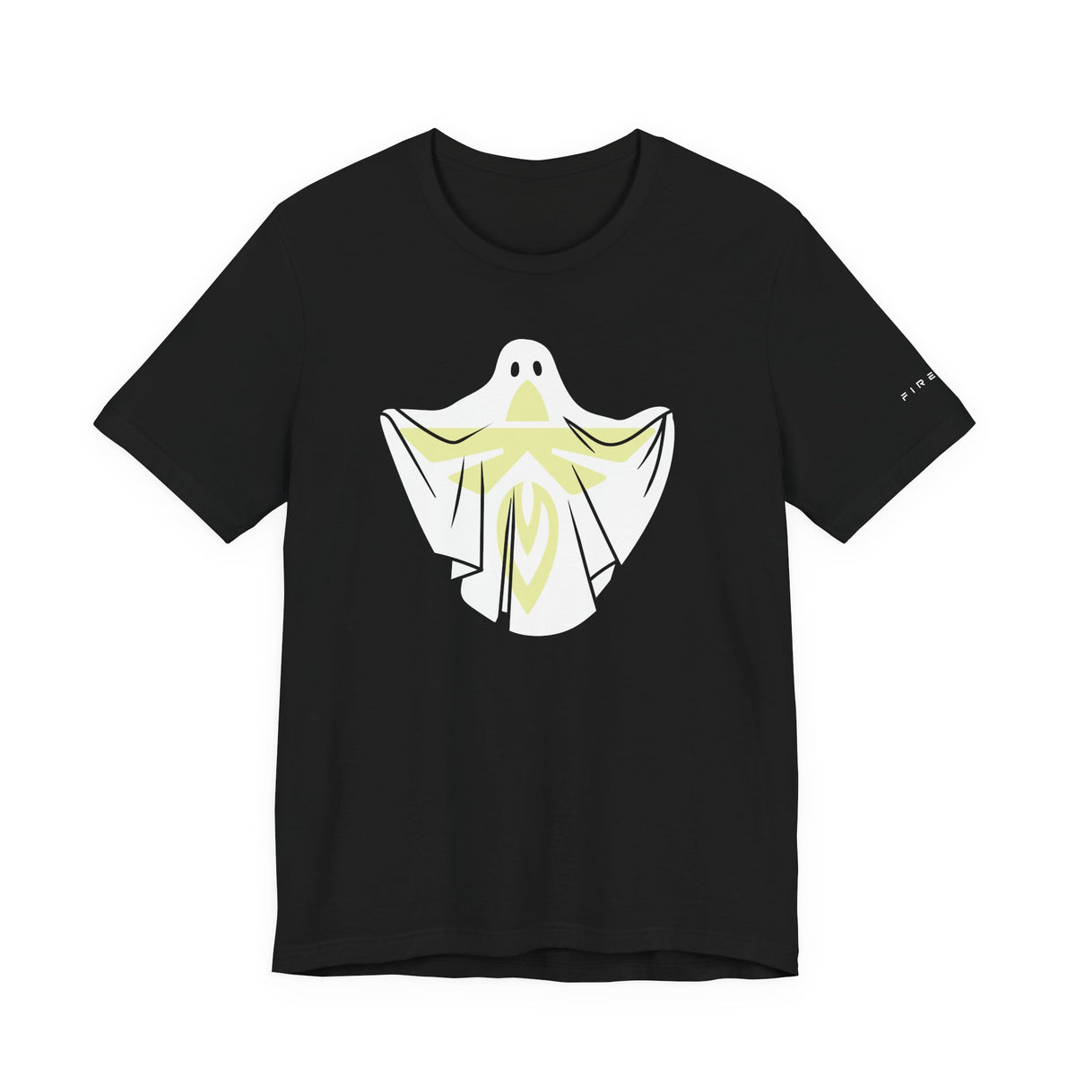 Firefly White Ghost Tee | Blue Ghost Halloween Space Shirt