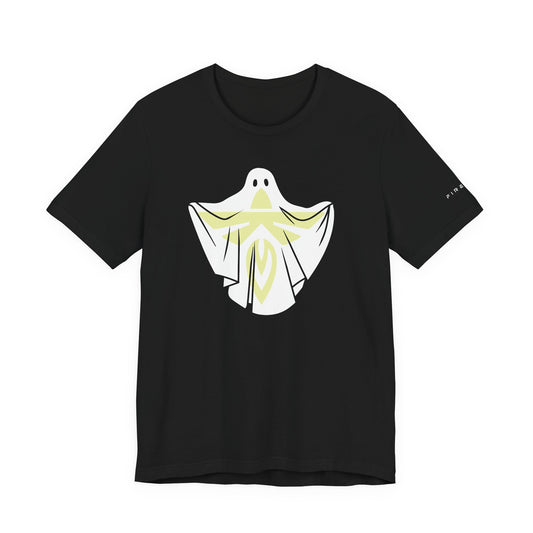 Firefly White Ghost Tee | Blue Ghost Halloween Space Shirt