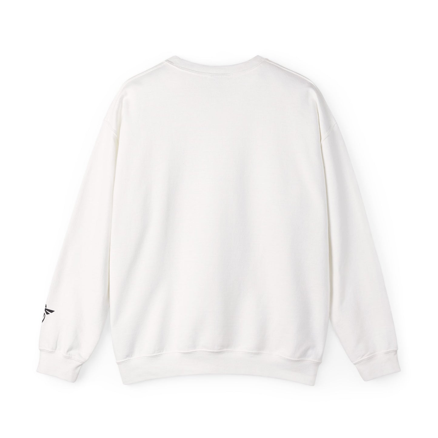 White sweatshirt on a white background