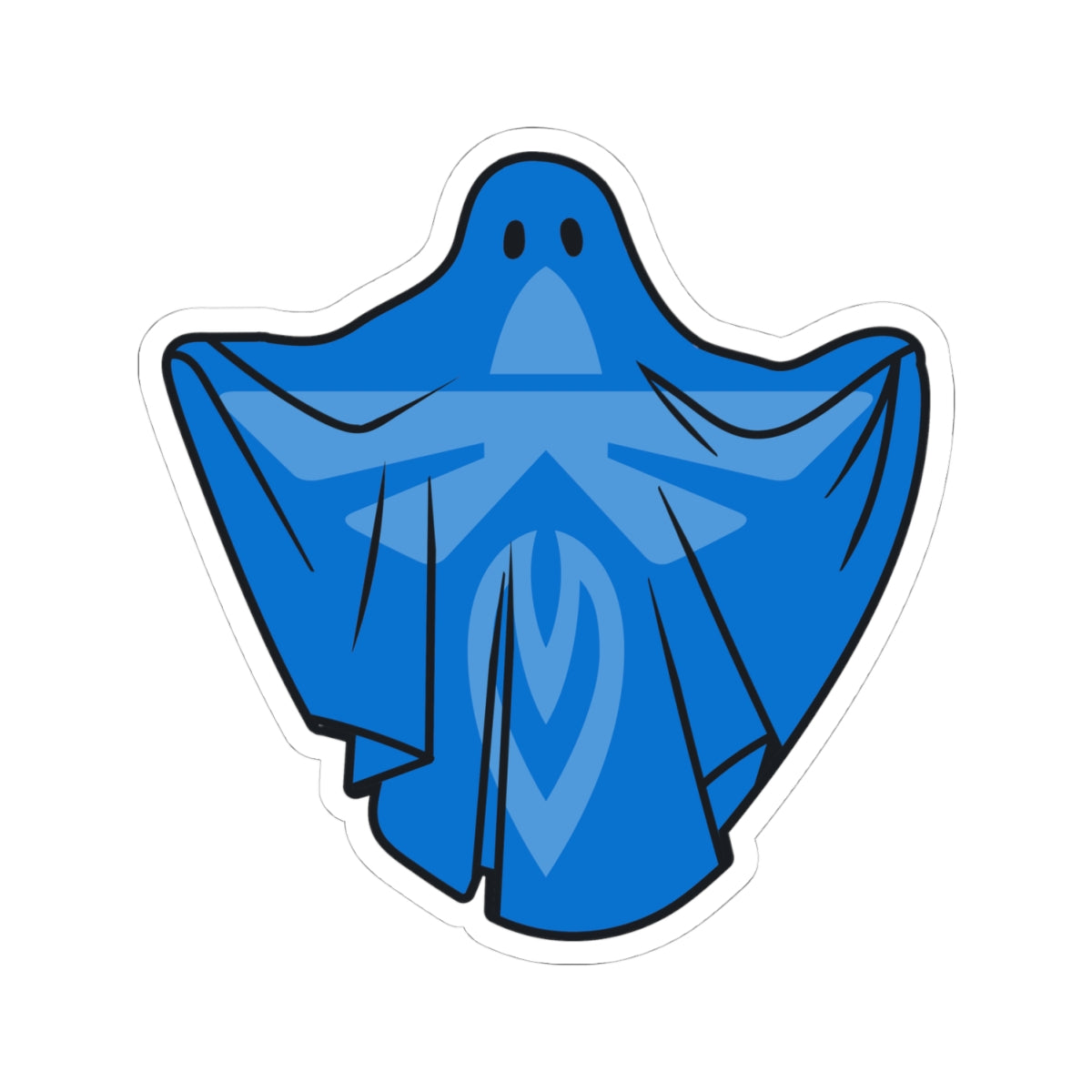 FIrefly Spooky Logo (Blue Ghost) 4" Decal