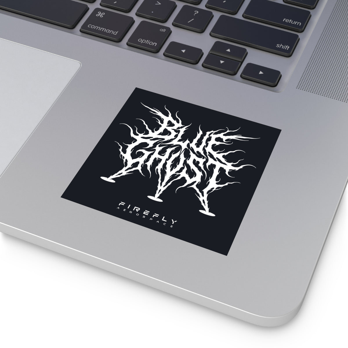 Firefly Blue Ghost Metal 3.5" Decal (Blue)
