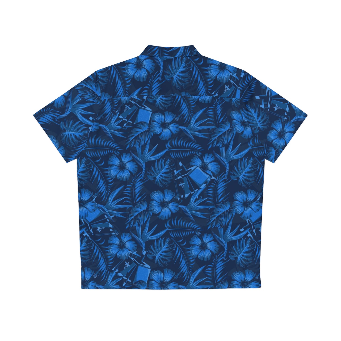 Firefly Blue Ghost Hawaiian Shirt