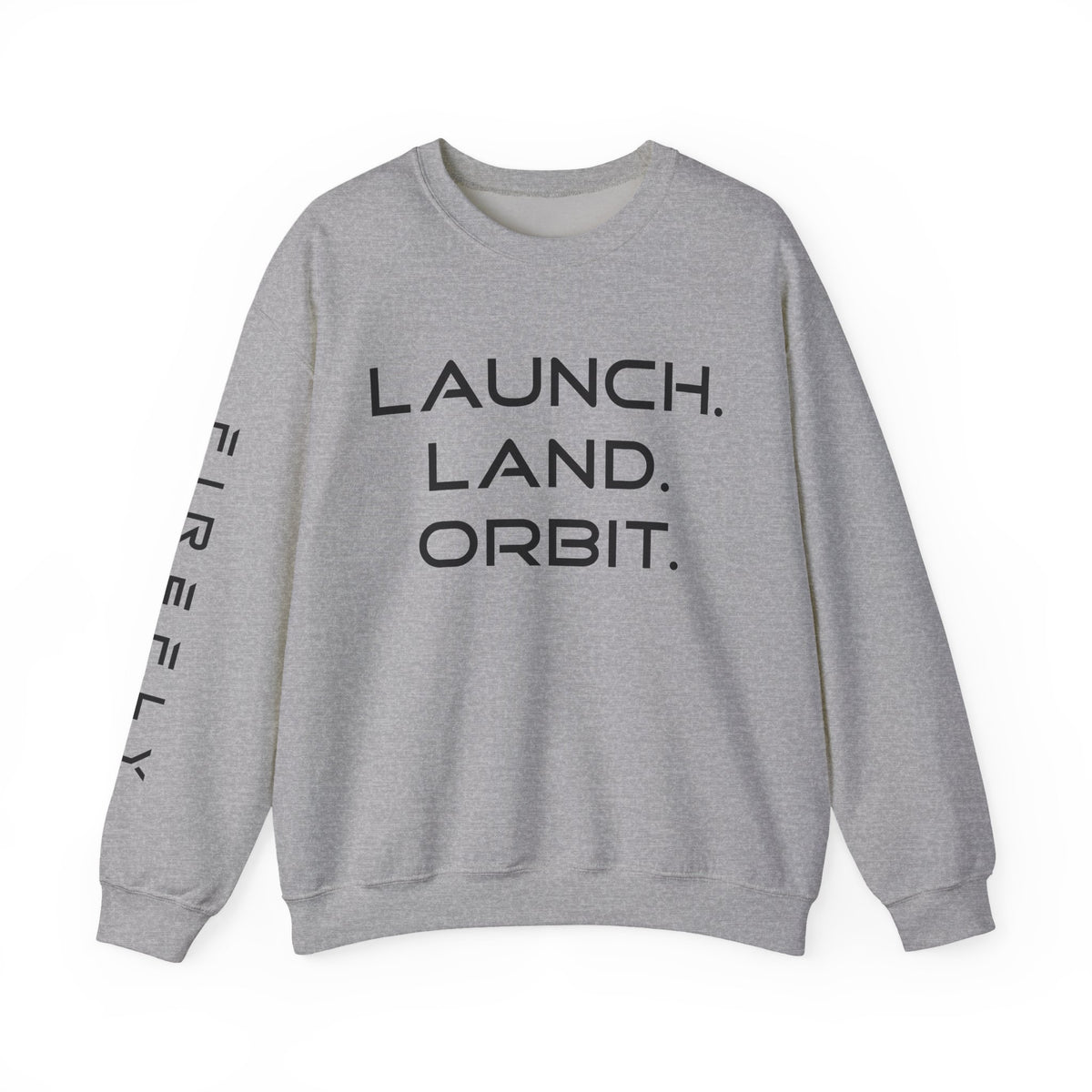 Beige sweatshirt with 'FMC' text on a white background