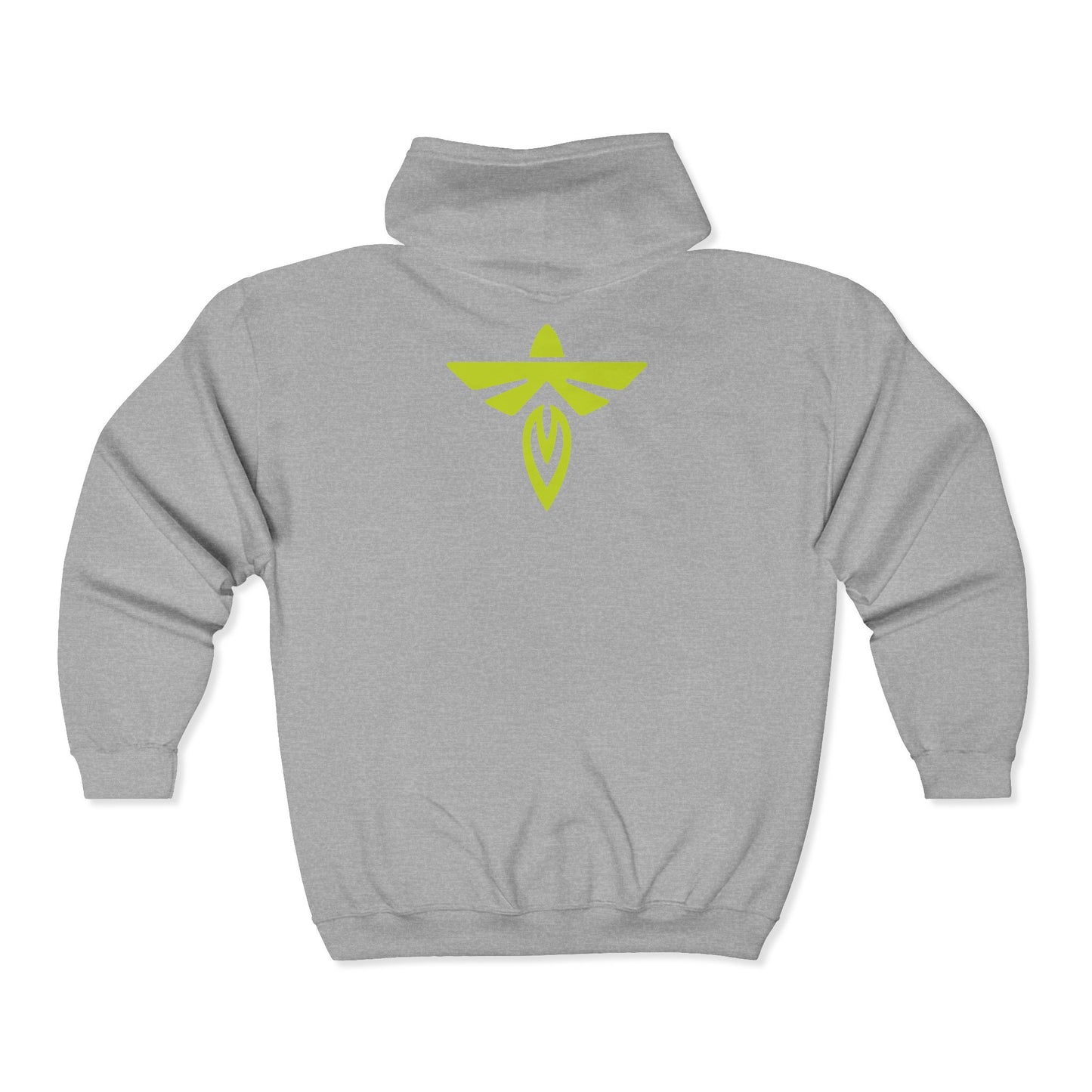 Firefly Aerospace Lightweight Full-Zip Hooded Sweatshirt – Unisex Fleece Zip Hoodie