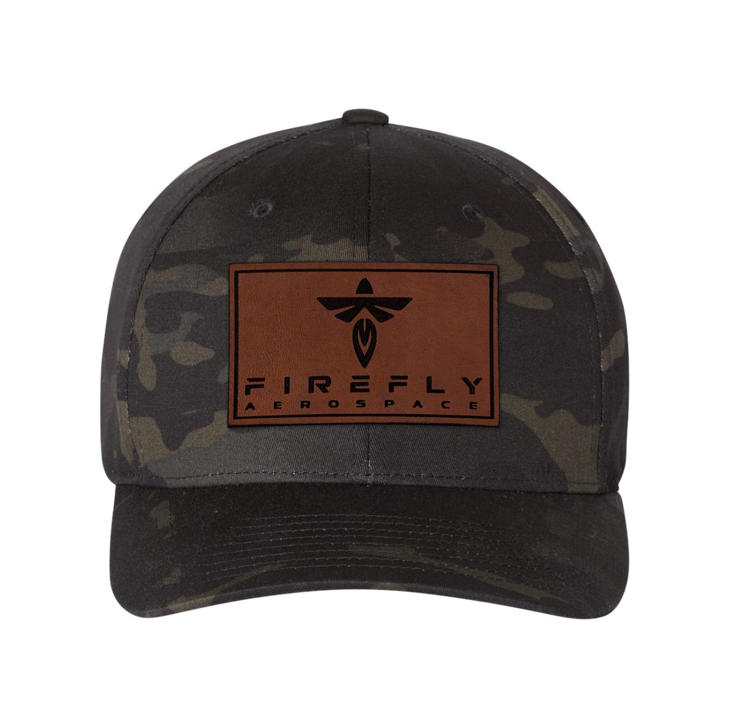 Firefly Leather Patch Flexfit Cap