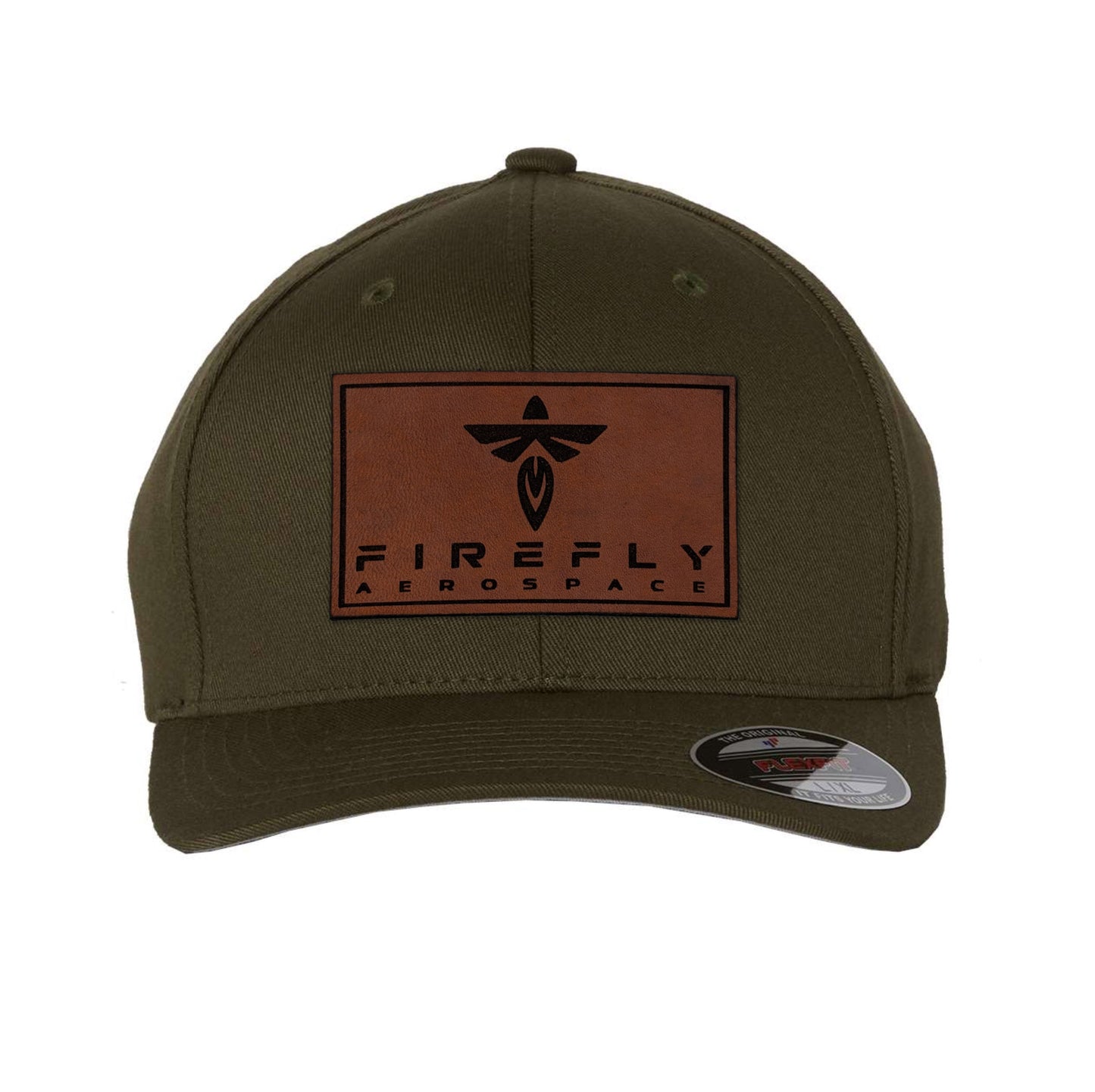 Firefly Leather Patch Flexfit Cap