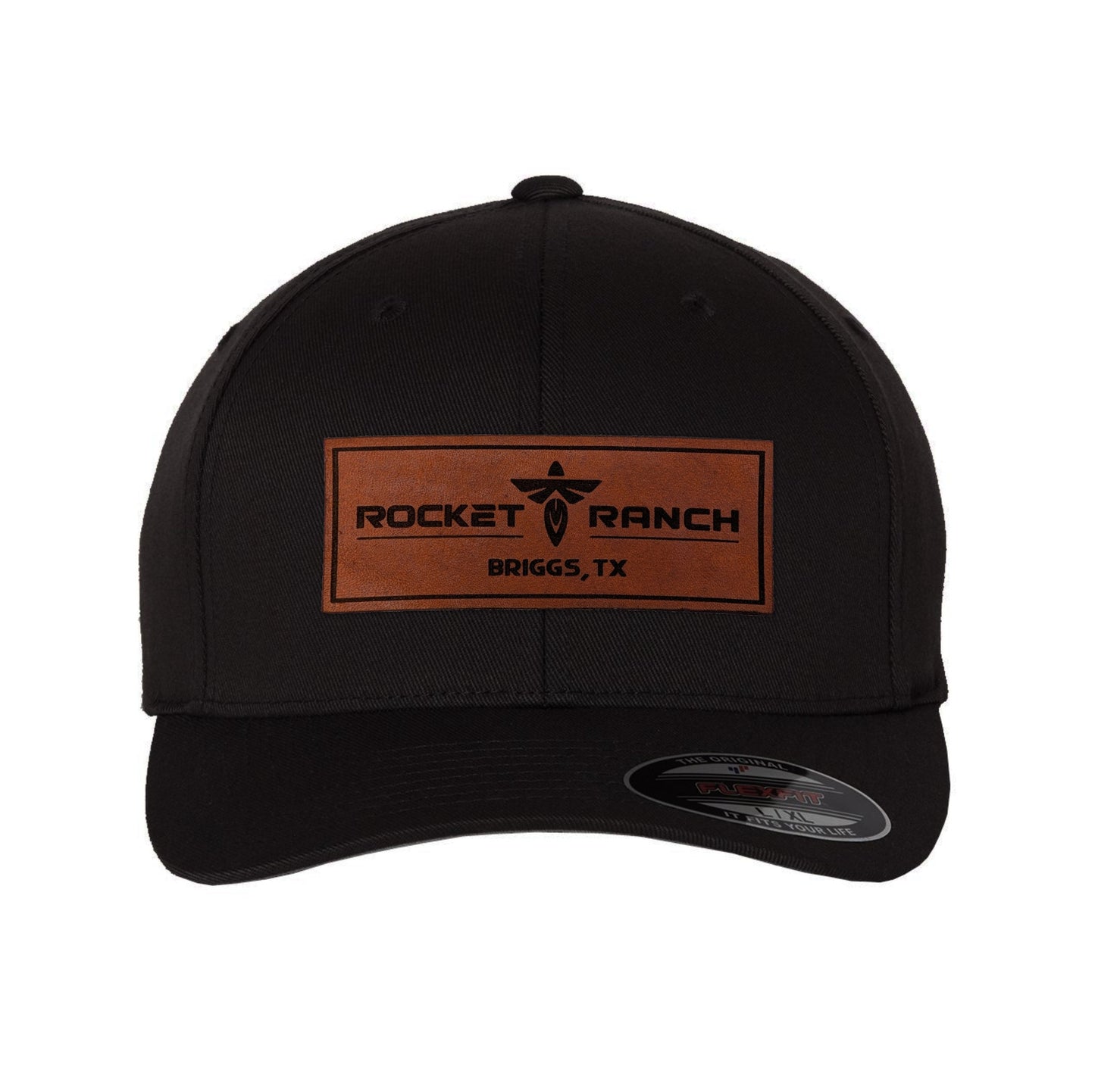 Rocket Ranch Leather Patch Flexfit Cap