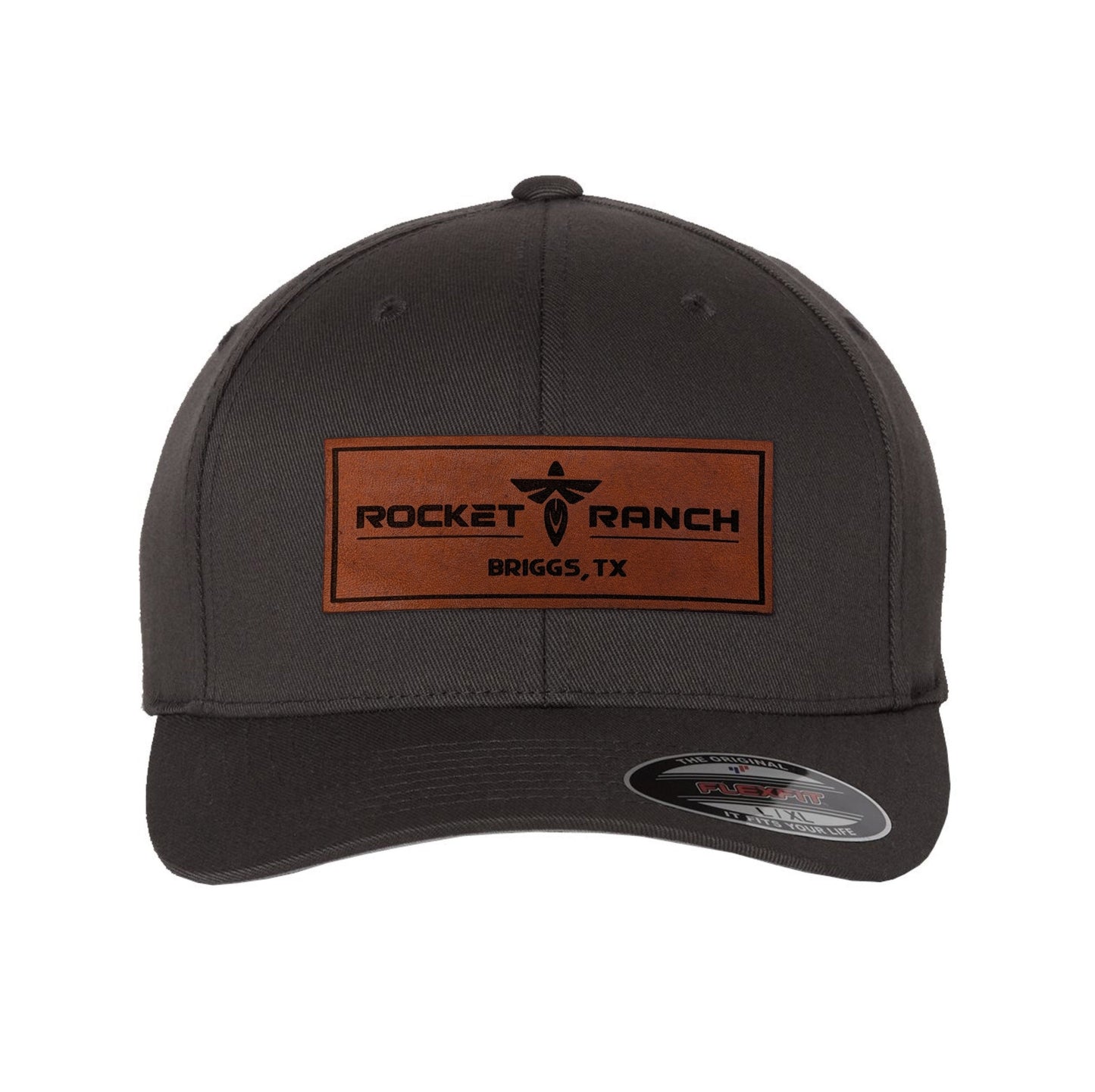 Rocket Ranch Leather Patch Flexfit Cap