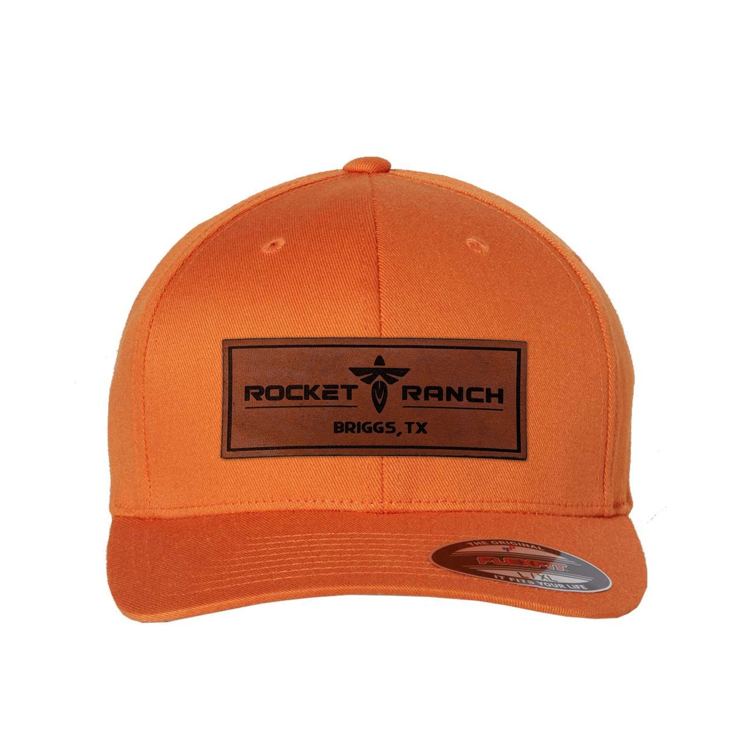 Rocket Ranch Leather Patch Flexfit Cap