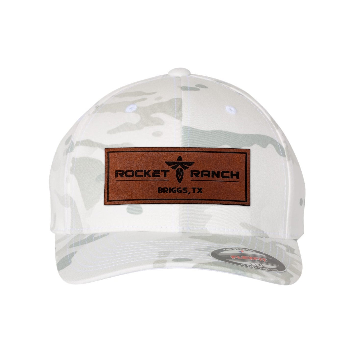 Rocket Ranch Leather Patch Flexfit Cap