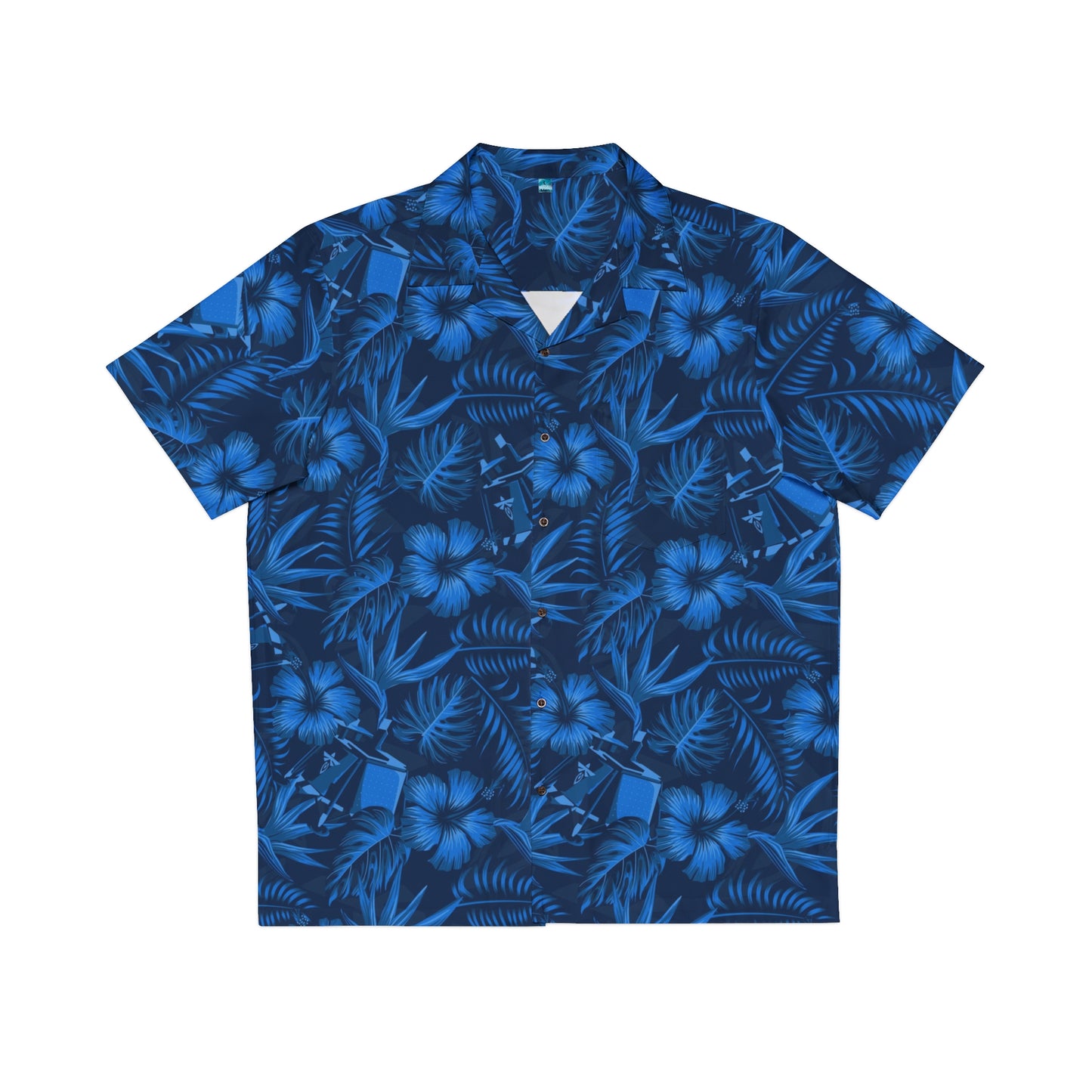 Firefly Blue Ghost Hawaiian Shirt