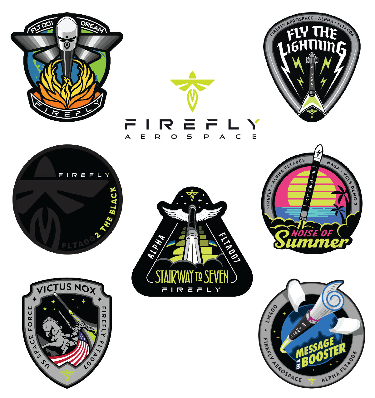 Firefly ALPHA Mission Sticker Sheet