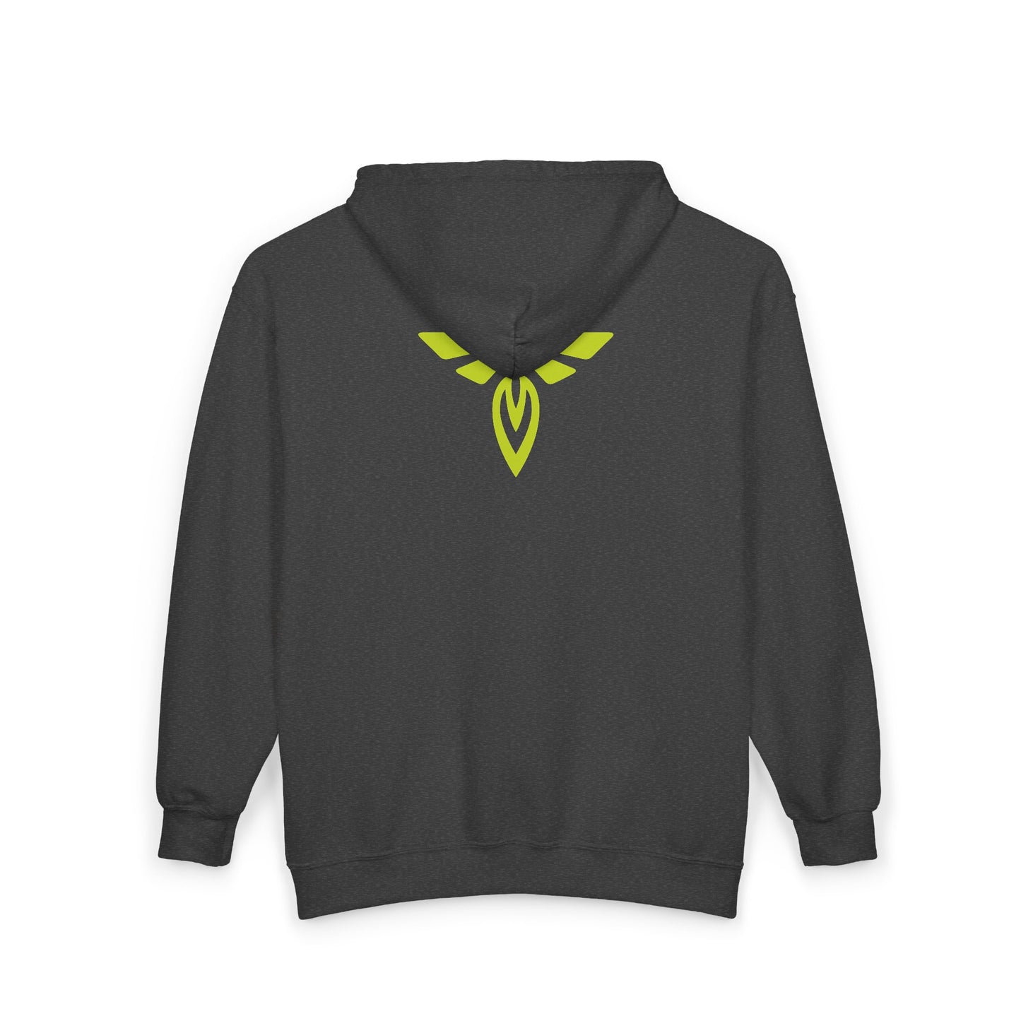 Black hoodie with green text 'Team Icehole Est. 2025' on a white background