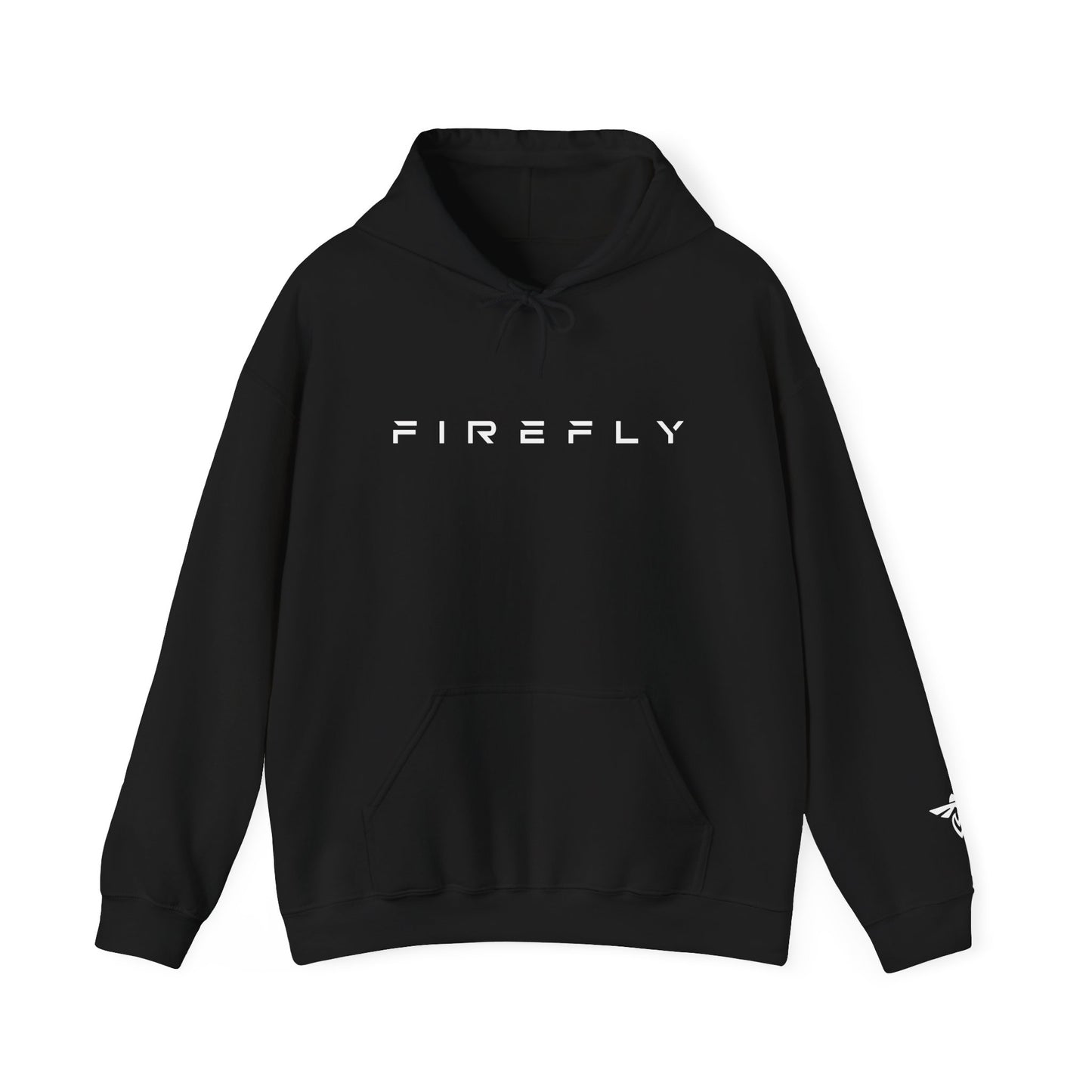 A navy blue pullover hoodie with a front graphic featuring a stylized American flag made of repeated 'The Corvette' text in white, red, and blue, shown on a plain white background.