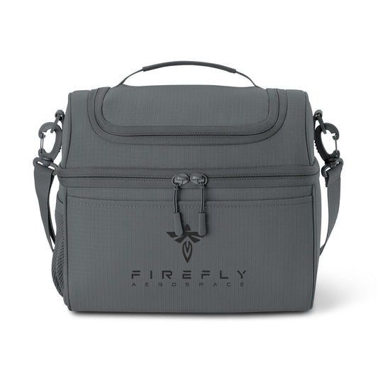 Gray bag with 'Lovion' logo on a white background