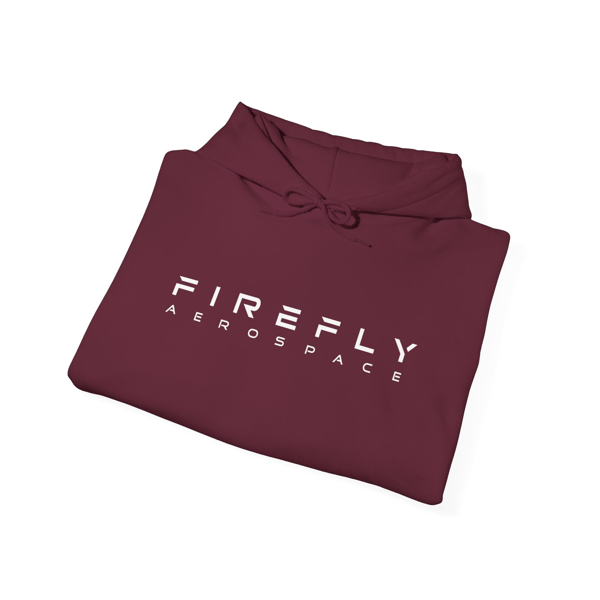 Folded maroon hoodie